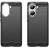 Phonesta Carbon Silikon Back Cover Hülle für Xiaomi Poco X7 Pro - Schwarz 2