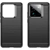 Phonesta Carbon Silikon Back Cover Hülle für Realme GT 7 Pro - Schwarz 2