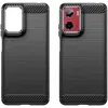 Phonesta Carbon Silikon Back Cover Hülle für Motorola Moto G05 / Moto E15 - Schwarz 2