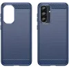 Phonesta Carbon Silikon Back Cover Hülle für Samsung Galaxy A36/A56 - Blau 7