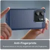 Phonesta Carbon Silikon Back Cover Hülle für Xiaomi Redmi Note 14 4G - Blau 5