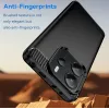 Phonesta Carbon Silikon Back Cover Hülle für Xiaomi Redmi Note 14 4G - Schwarz 3