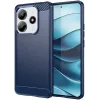 Phonesta Carbon Silikon Back Cover Hülle für Xiaomi Redmi Note 14 5G - Blau