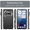 Phonesta Carbon Silikon Back Cover Hülle für Nothing Phone (3a) - Schwarz 3