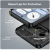Phonesta Carbon Silikon Back Cover Hülle für Nothing Phone (3a) - Schwarz 7