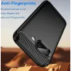 Phonesta Carbon Silikon Back Cover Hülle für Google Pixel 9a - Schwarz 3