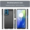 Phonesta Carbon Silikon Back Cover Hülle für Motorola Moto G04 / G04s / G24 / G24 Power / E14 - Schwarz 2