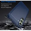 Phonesta Carbon Silikon Back Cover Hülle für Samsung Galaxy S24 FE - Blau 3