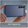 Phonesta Carbon Silikon Back Cover Hülle für Samsung Galaxy S25 Plus/S24 Plus - Blau 5