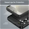Phonesta Carbon Silikon Back Cover Hülle für Samsung Galaxy S25/S24 - Schwarz 6