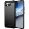 Phonesta Carbon Silikon Back Cover Hülle für OnePlus Nord 4 - Schwarz