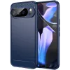 Phonesta Carbon Silikon Back Cover Hülle für Google Pixel 10 Pro XL - Blau