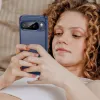 Phonesta Carbon Silikon Back Cover Hülle für Google Pixel 10 Pro XL - Blau 7