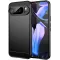 Phonesta Carbon Silikon Back Cover Hülle für Google Pixel 10 Pro XL - Schwarz
