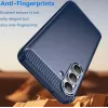Phonesta Carbon Silikon Back Cover Hülle für Samsung Galaxy S25 FE - Blau 3