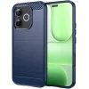 Phonesta Carbon Silikon Back Cover Hülle für HONOR 600 Lite - Blau 0