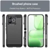 Phonesta Carbon Silikon Back Cover Hülle für HONOR 600 Lite - Schwarz 1