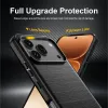 Phonesta Carbon Silikon Back Cover Hülle für HONOR 600/600 Pro - Schwarz 2