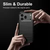 Phonesta Carbon Silikon Back Cover Hülle für HONOR 600/600 Pro - Schwarz 6