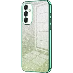 Phonesta Crystal Sparkle Silikon Back Cover Hülle für Samsung Galaxy A16 - Grün