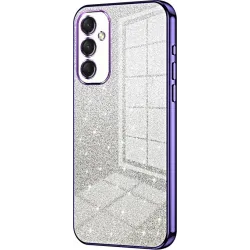 Phonesta Crystal Sparkle Silikon Back Cover Hülle für Samsung Galaxy A16 - Lila