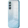 Phonesta Crystal Sparkle Silikon Back Cover Hülle für Samsung Galaxy A26 - Blau