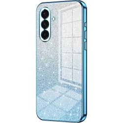 Phonesta Crystal Sparkle Silikon Back Cover Hülle für Samsung Galaxy A36 - Blau