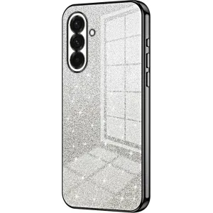 Phonesta Crystal Sparkle Silikon Back Cover Hülle für Samsung Galaxy A36 - Schwarz