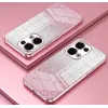 Phonesta Crystal Sparkle Silikon Back Cover Hülle für Oppo Reno13 - Rosa 2
