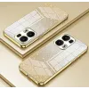 Phonesta Crystal Sparkle Silikon Back Cover Hülle für Oppo Reno13 Pro - Gold 2