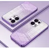 Phonesta Crystal Sparkle Silikon Back Cover Hülle für Oppo Reno13 Pro - Lila 2