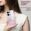Phonesta Crystal Sparkle Silikon Back Cover Hülle für Oppo Reno13 Pro - Rosa 4