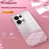 Phonesta Crystal Sparkle Silikon Back Cover Hülle für Oppo Reno13 Pro - Schwarz 5