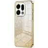 Phonesta Crystal Sparkle Silikon Back Cover Hülle für Oppo Find X9 - Gold