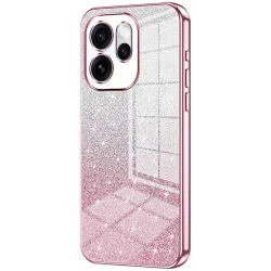 Phonesta Crystal Sparkle Silikon Back Cover Hülle für Oppo Reno15 - Rosa