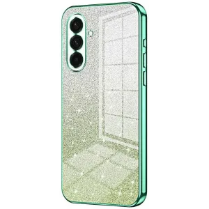 Phonesta Crystal Sparkle Silikon Back Cover Hülle für Samsung Galaxy A37 - Grün