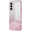 Phonesta Crystal Sparkle Silikon Back Cover Hülle für Samsung Galaxy A37 - Rosa