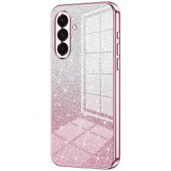 Phonesta Crystal Sparkle Silikon Back Cover Hülle für Samsung Galaxy A37 - Rosa