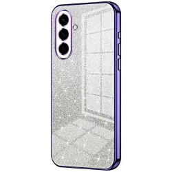 Phonesta Crystal Sparkle Silikon Back Cover Hülle für Samsung Galaxy A57 - Lila