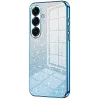 Phonesta Crystal Sparkle Silikon Back Cover Hülle für Samsung Galaxy S26 - Blau