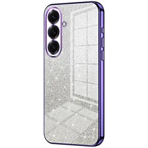 Phonesta Crystal Sparkle Silikon Back Cover Hülle für Samsung Galaxy S26 - Lila