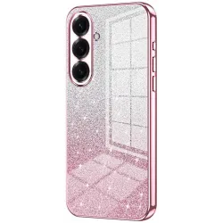Phonesta Crystal Sparkle Silikon Back Cover Hülle für Samsung Galaxy S26 - Rosa