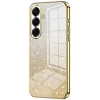 Phonesta Crystal Sparkle Silikon Back Cover Hülle für Samsung Galaxy S26 Plus - Gold
