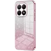 Phonesta Crystal Sparkle Silikon Back Cover Hülle für Xiaomi 15T - Rosa