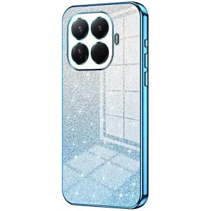Phonesta Crystal Sparkle Silikon Back Cover Hülle für Xiaomi 15T Pro - Blau