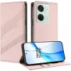 Phonesta Embossed Lines Book Wallet Klapphülle für OnePlus Nord 3 - Rosa 2