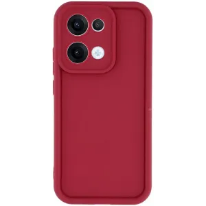 Phonesta Grooved Silikon Back Cover Hülle für Oppo Reno13 - Rot