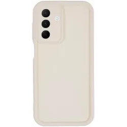 Phonesta Grooved Silikon Back Cover Hülle für Samsung Galaxy A26 - Beige