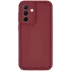 Phonesta Grooved Silikon Back Cover Hülle für Samsung Galaxy A56 - Rot