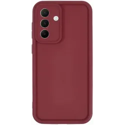Phonesta Grooved Silikon Back Cover Hülle für Samsung Galaxy A56 - Rot